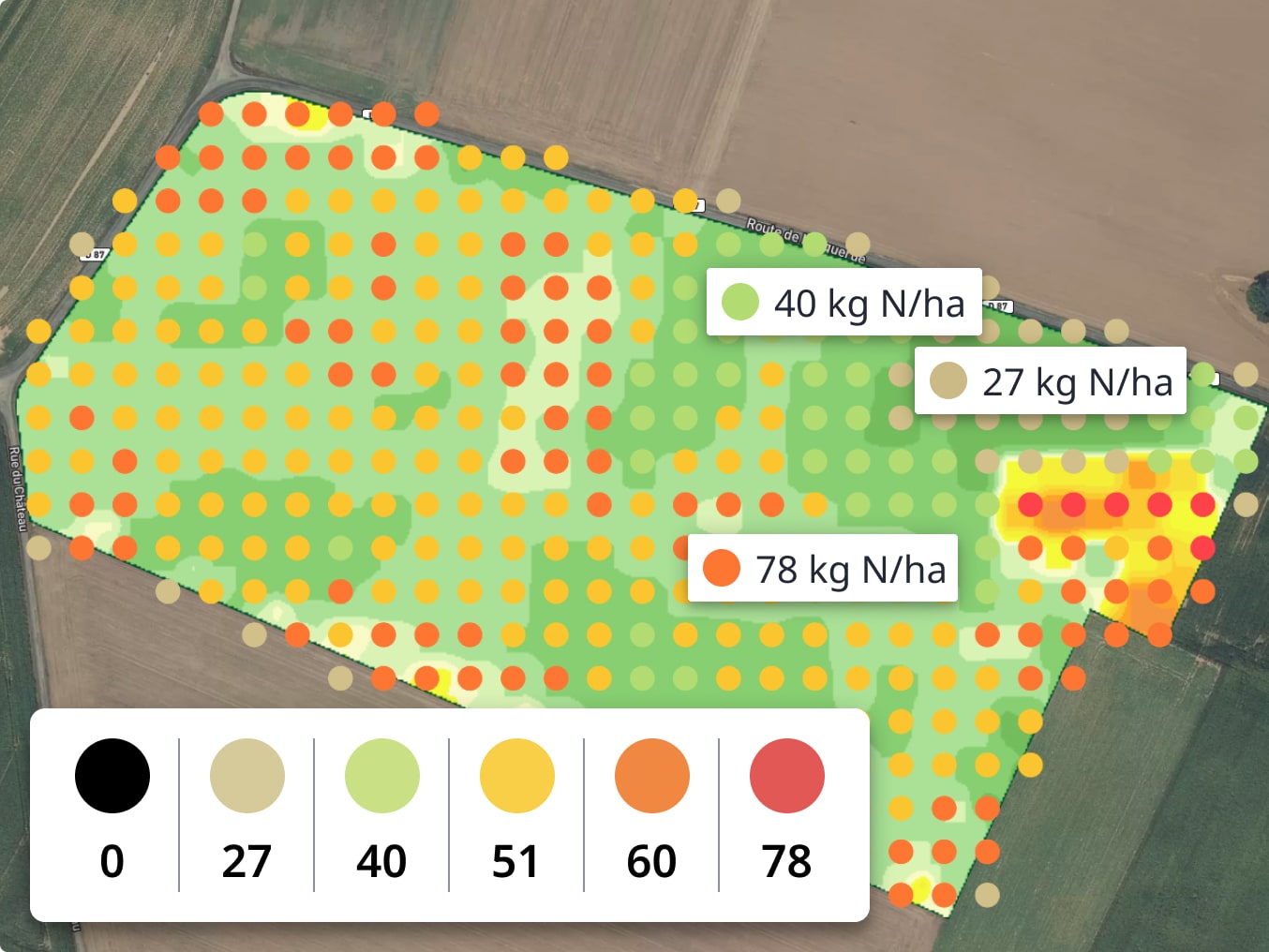 Applicazione di Azoto a rateo variabile | Atfarm